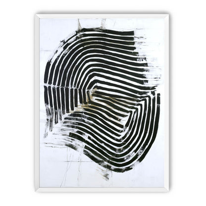 Black bands turning inward