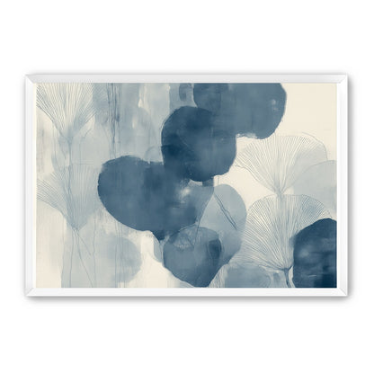 Dark leaves among pale fans