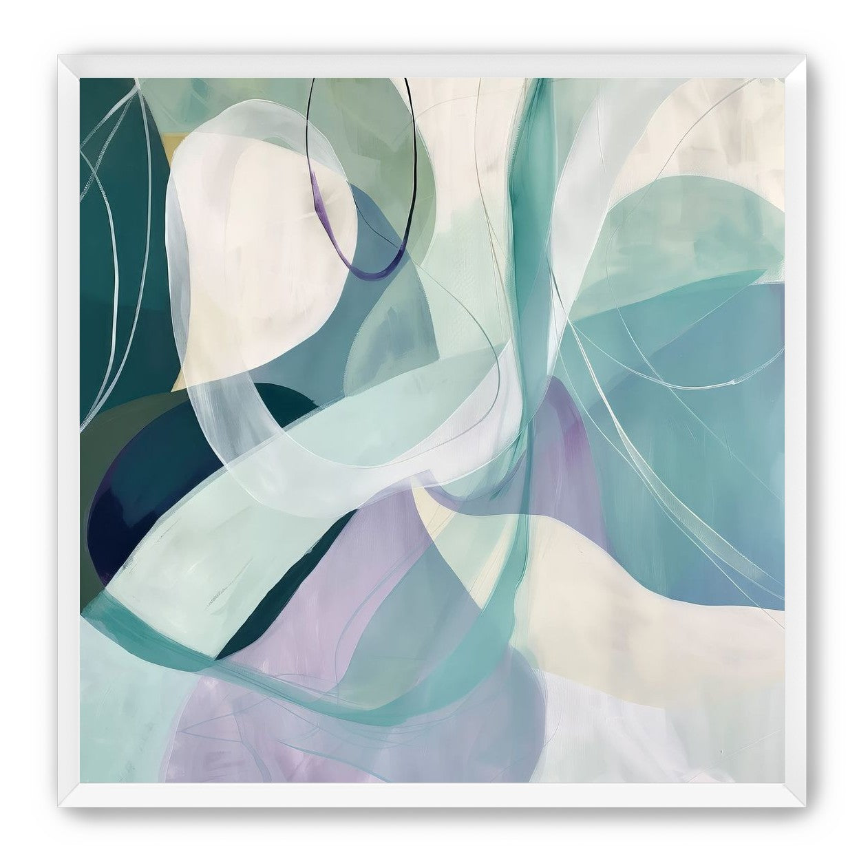 Teal and Lavender Arcs