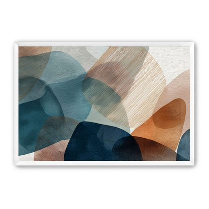 Translucent Ovals with Diagonal Grain