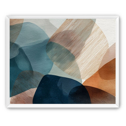 Translucent Ovals with Diagonal Grain