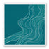 Ink Traced on Teal Surface