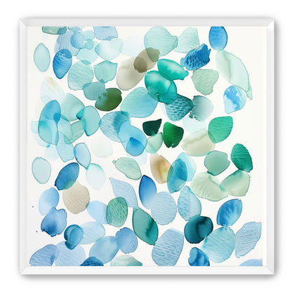 Blue and Green Petal Forms