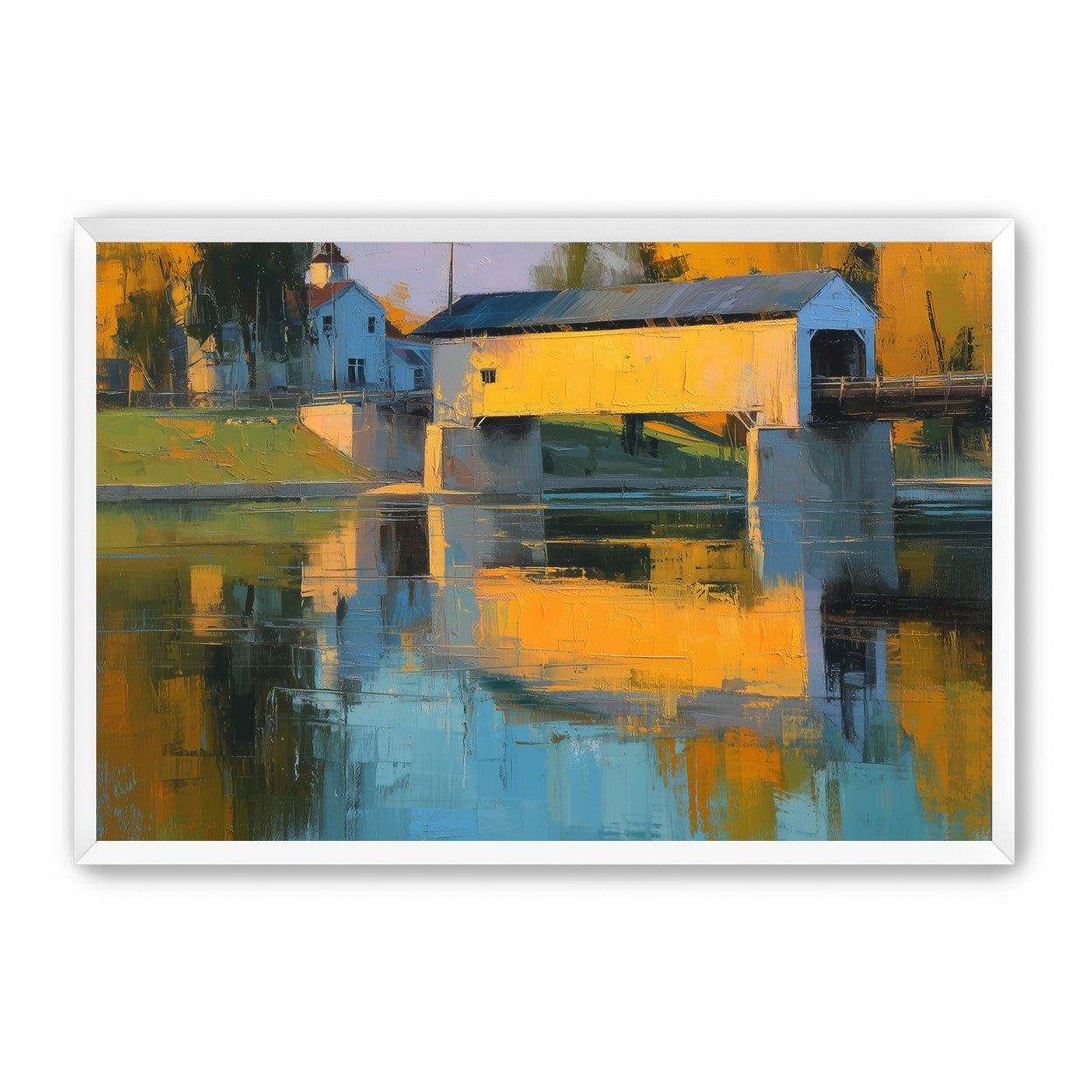 Golden Hour at the Covered Bridge