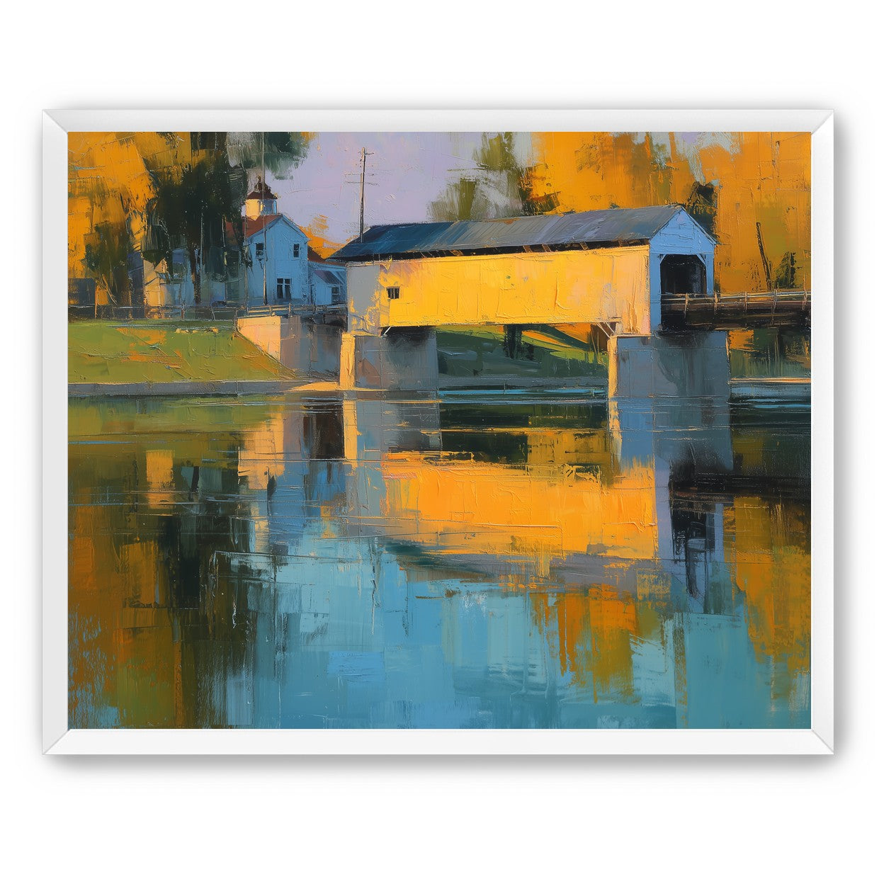 Golden Hour at the Covered Bridge