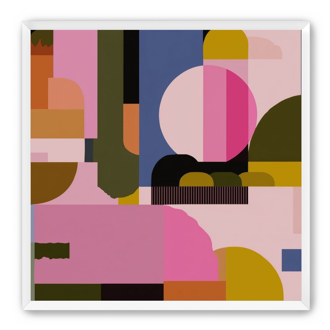 Shapes Jostling for Space 