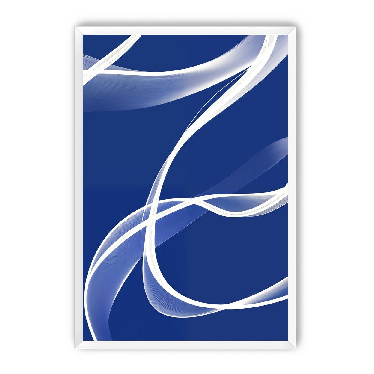 White Stroke on Blue 2