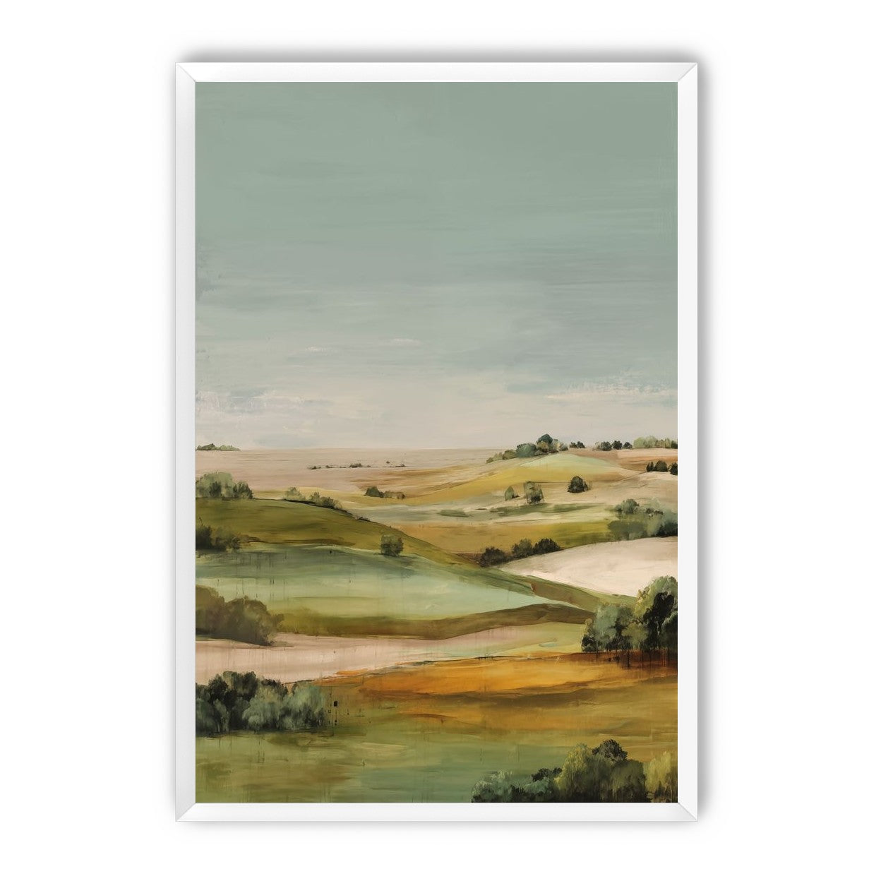 Valley with Rolling Hills