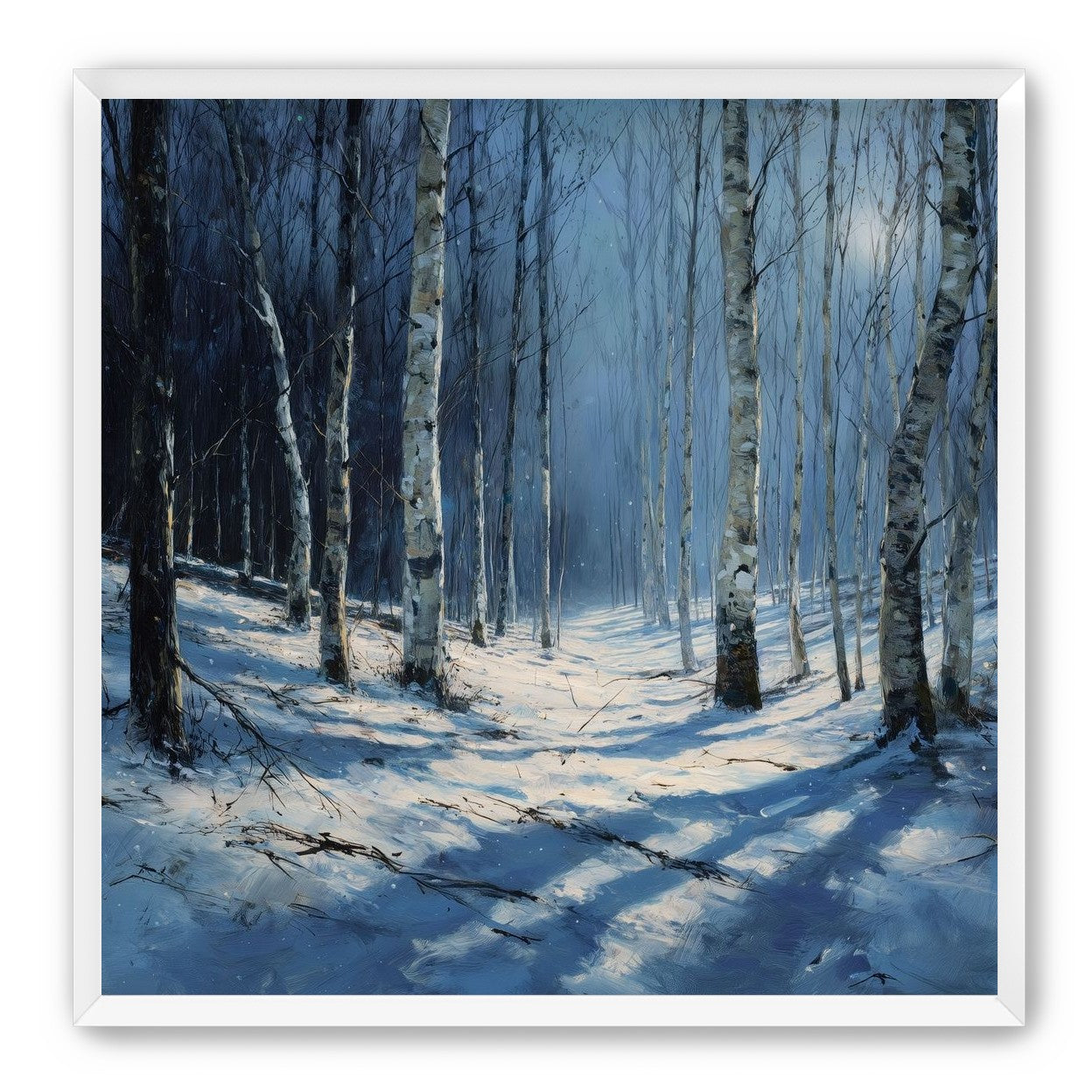 Silence Held in Blue