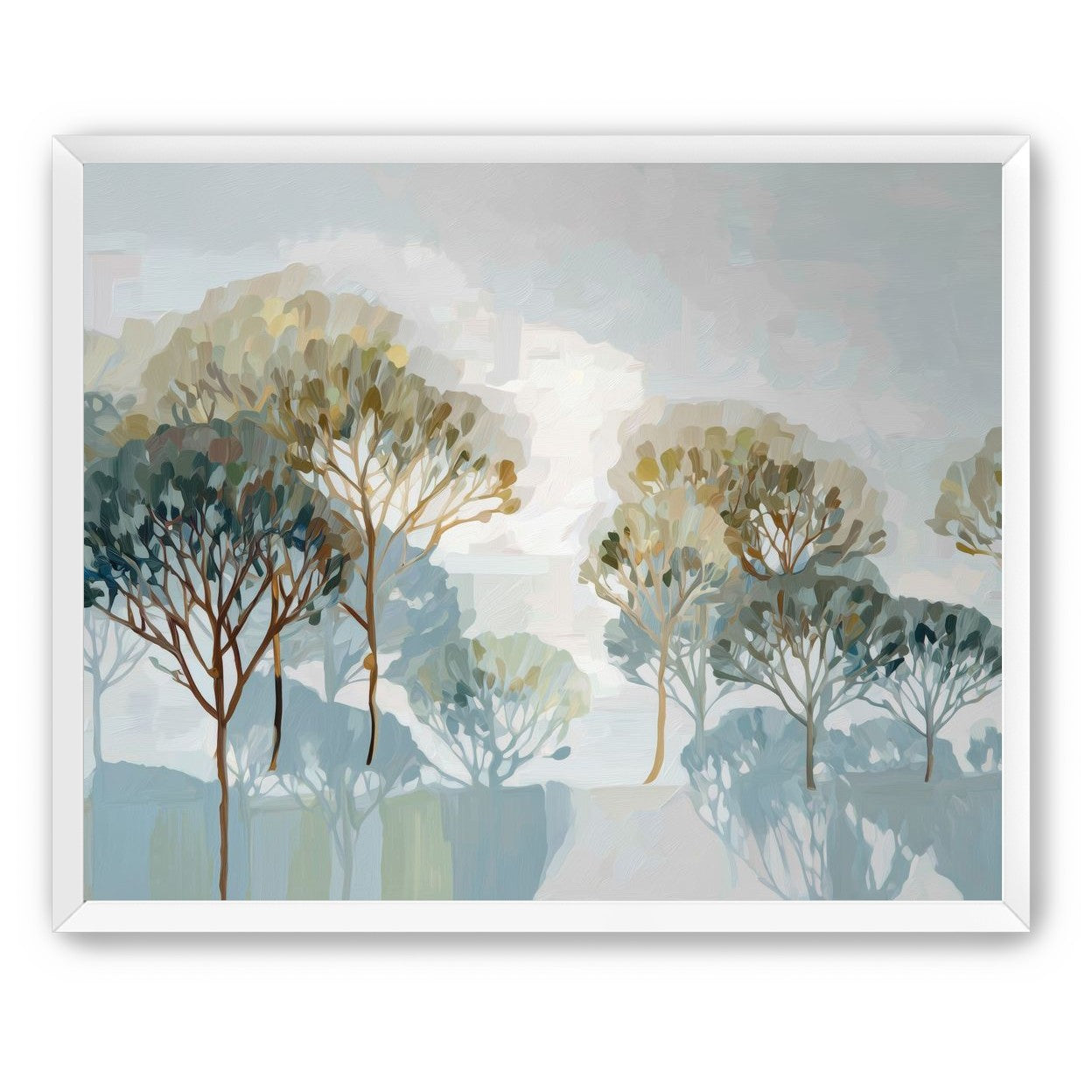 Tree Canopies in Soft Rows