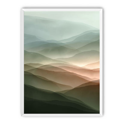 Mountains in Haze