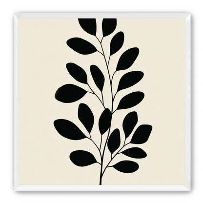 Plant Cutout on Cream