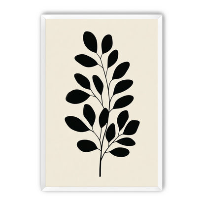 Plant Cutout on Cream