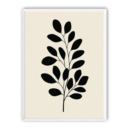 Plant Cutout on Cream