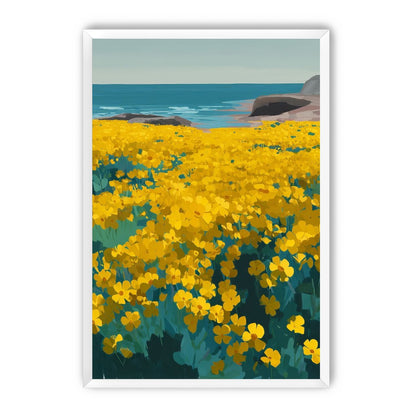 Yellow Coastal Wildflowers