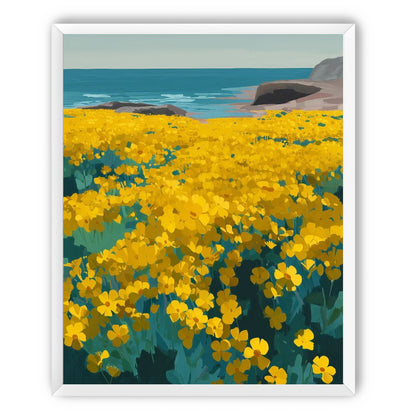 Yellow Coastal Wildflowers
