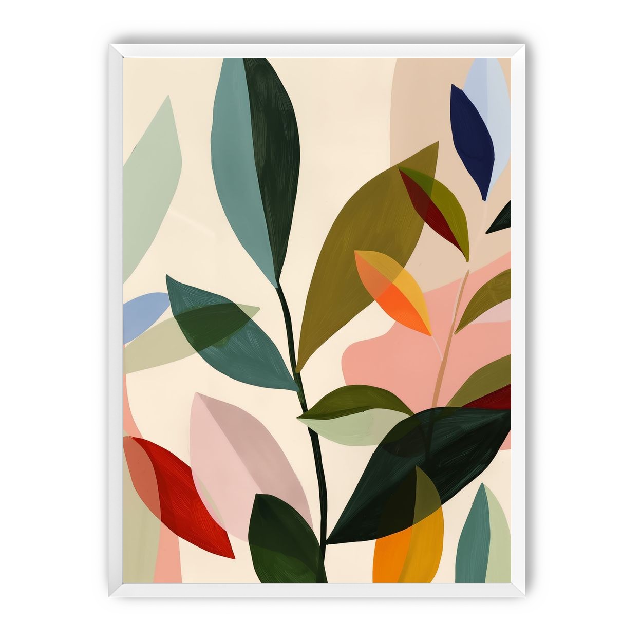Cluster of Painted Leaves