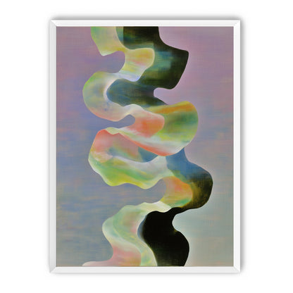 Twisting painted ribbon bands