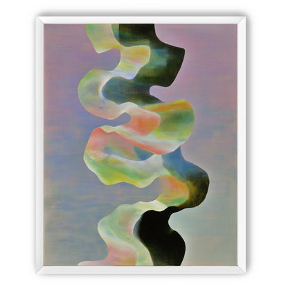 Twisting painted ribbon bands