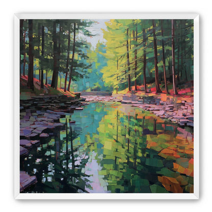 Worn Stones Along a Quiet Creek
