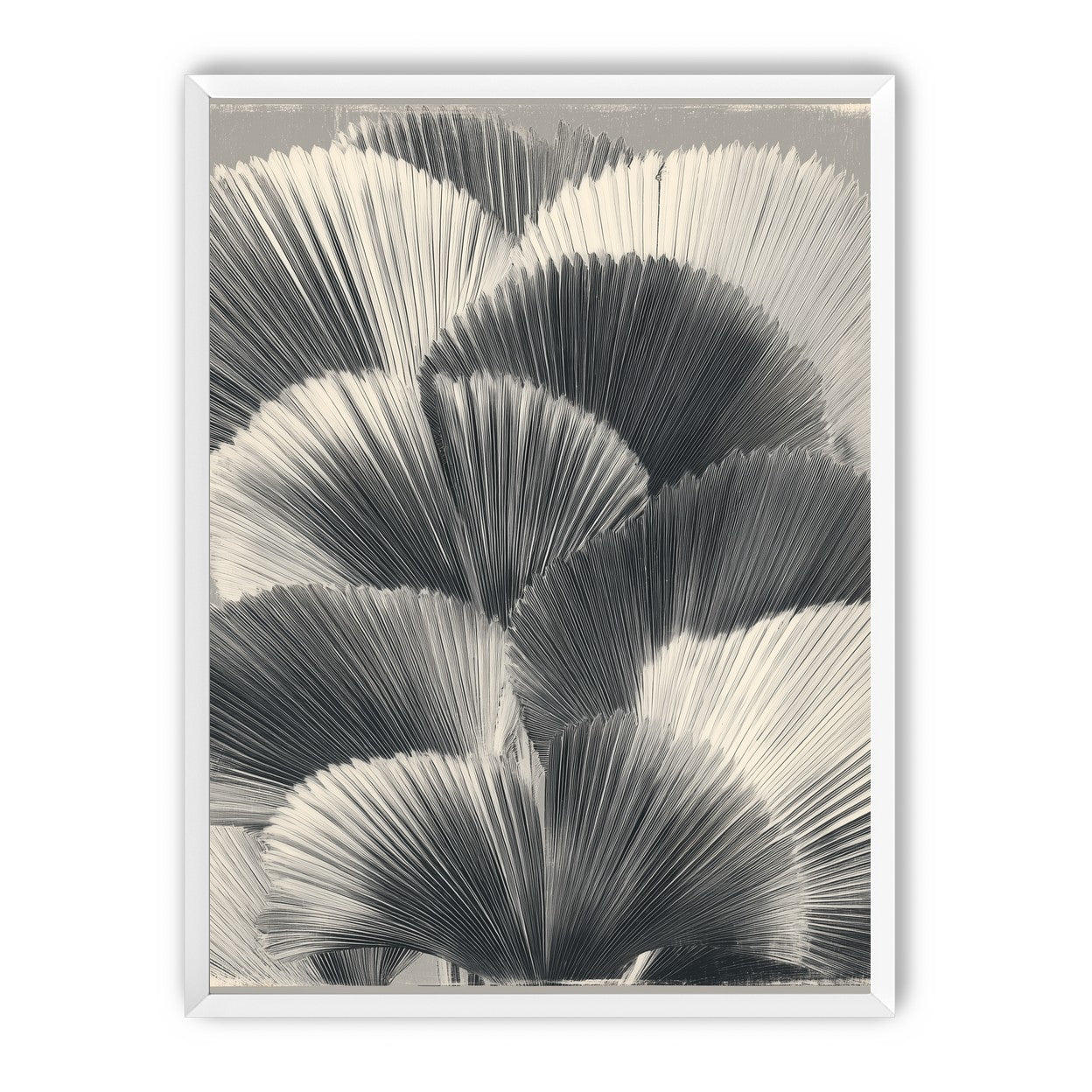 Ginkgo leaves in shadow