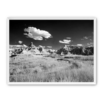 Badlands in Monochrome