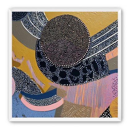 Ochre Ground with Layered Discs