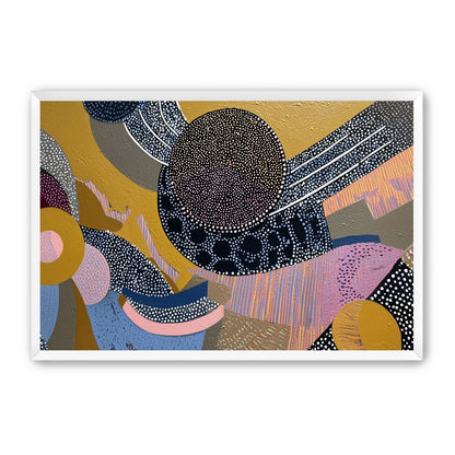Ochre Ground with Layered Discs