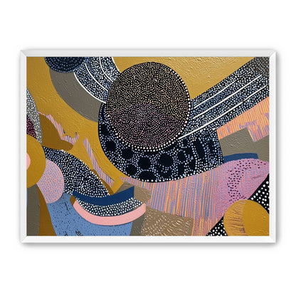 Ochre Ground with Layered Discs