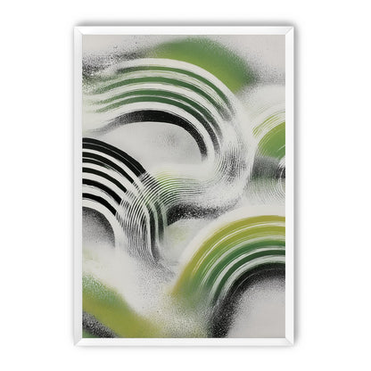Green arcs across the haze