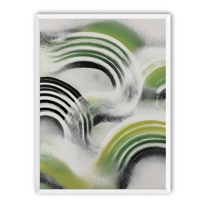 Green arcs across the haze
