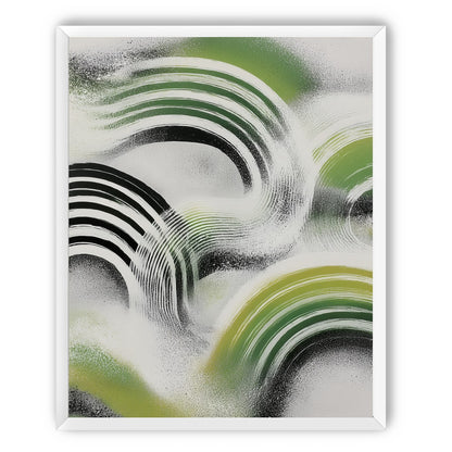 Green arcs across the haze