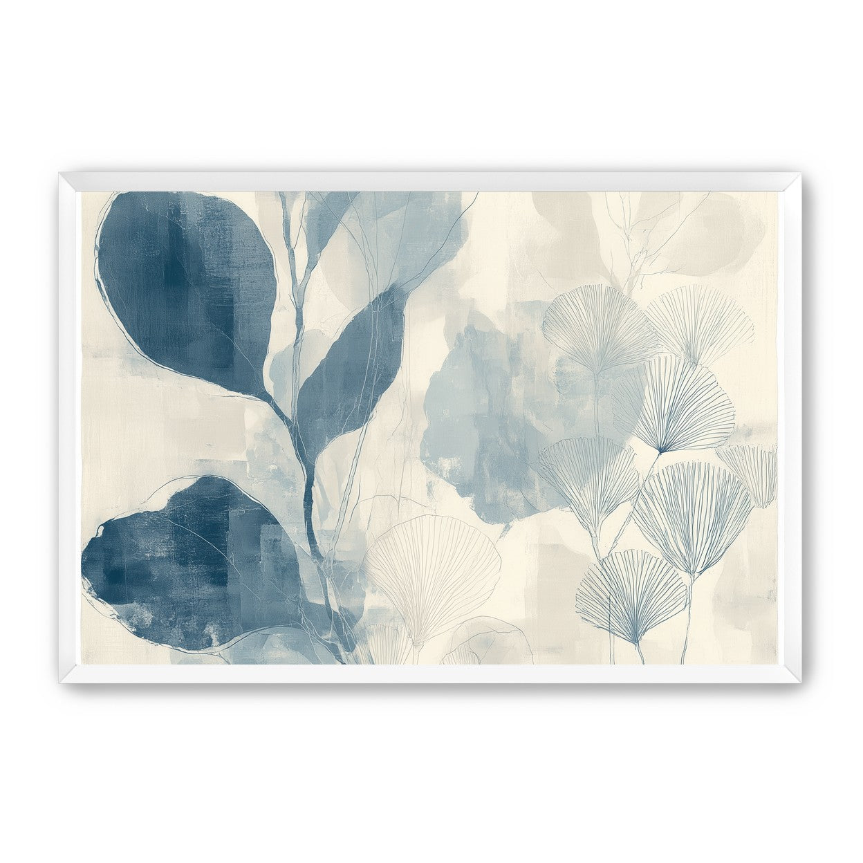 Pale leaves and fans