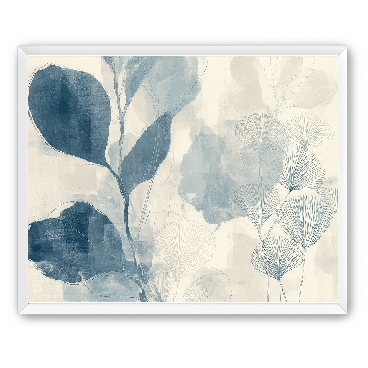 Pale leaves and fans
