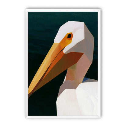 The beak cuts the dark