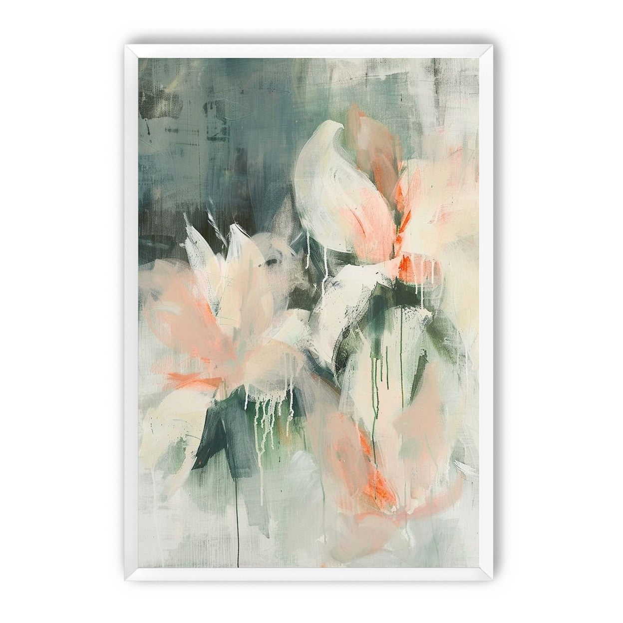 Drips on pale petals