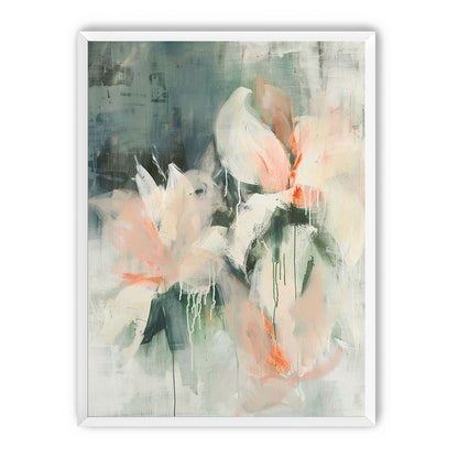 Drips on pale petals