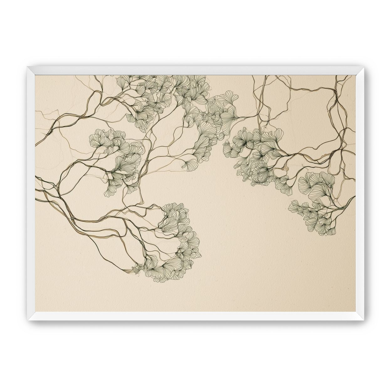 Trees Drawn in Continuous Lines