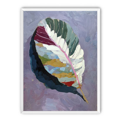 Leaf Form with Divided Color