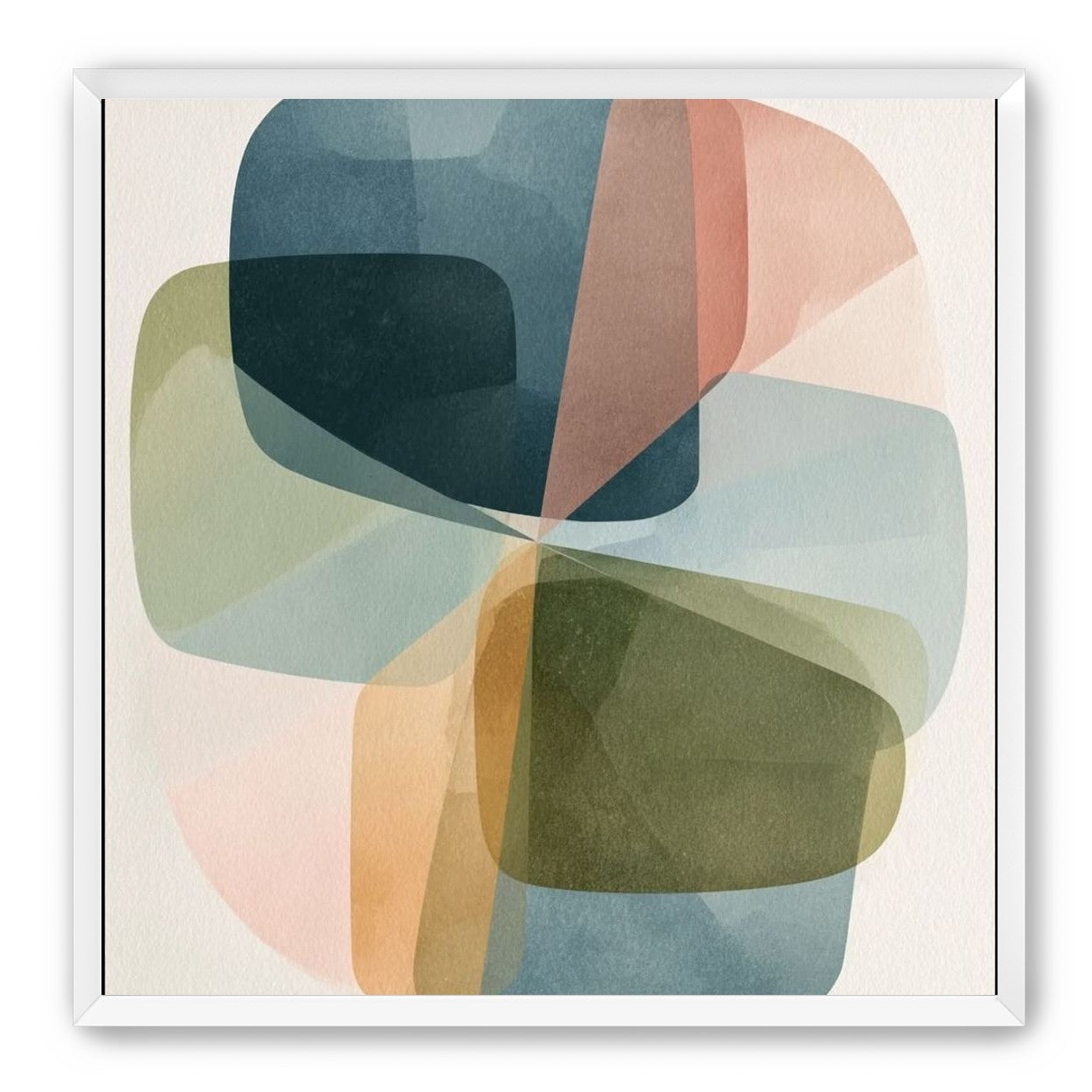 Teal turns through ochre