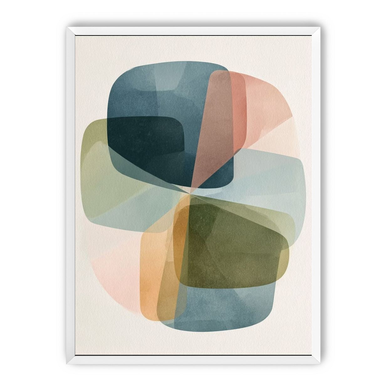 Teal turns through ochre