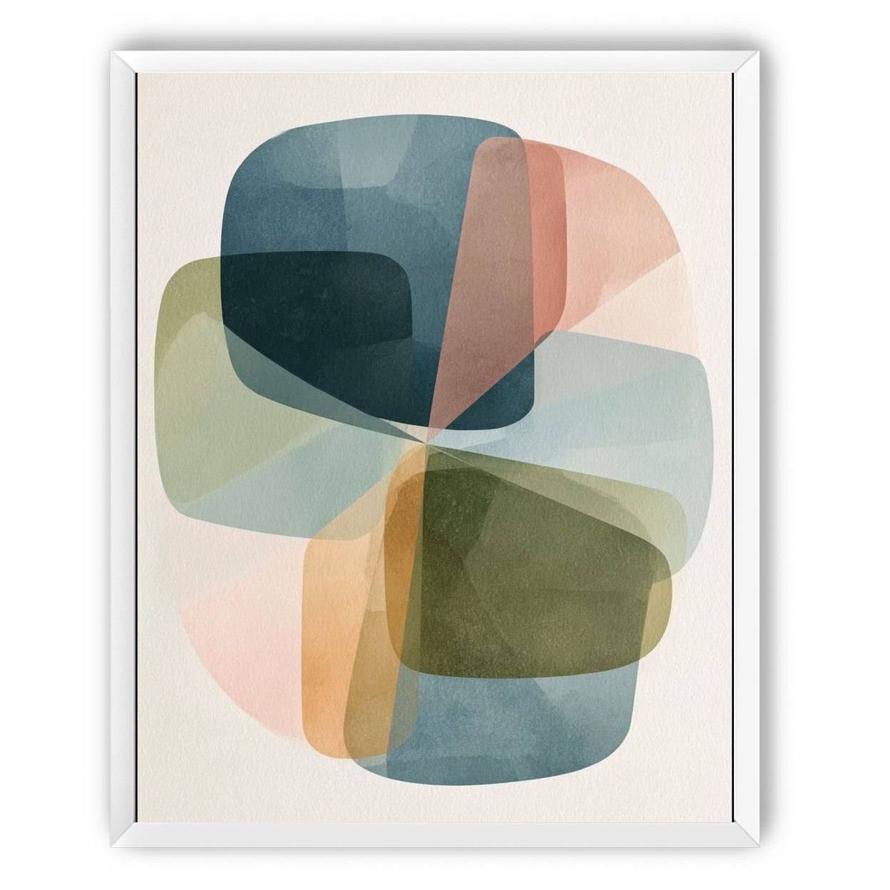 Teal turns through ochre