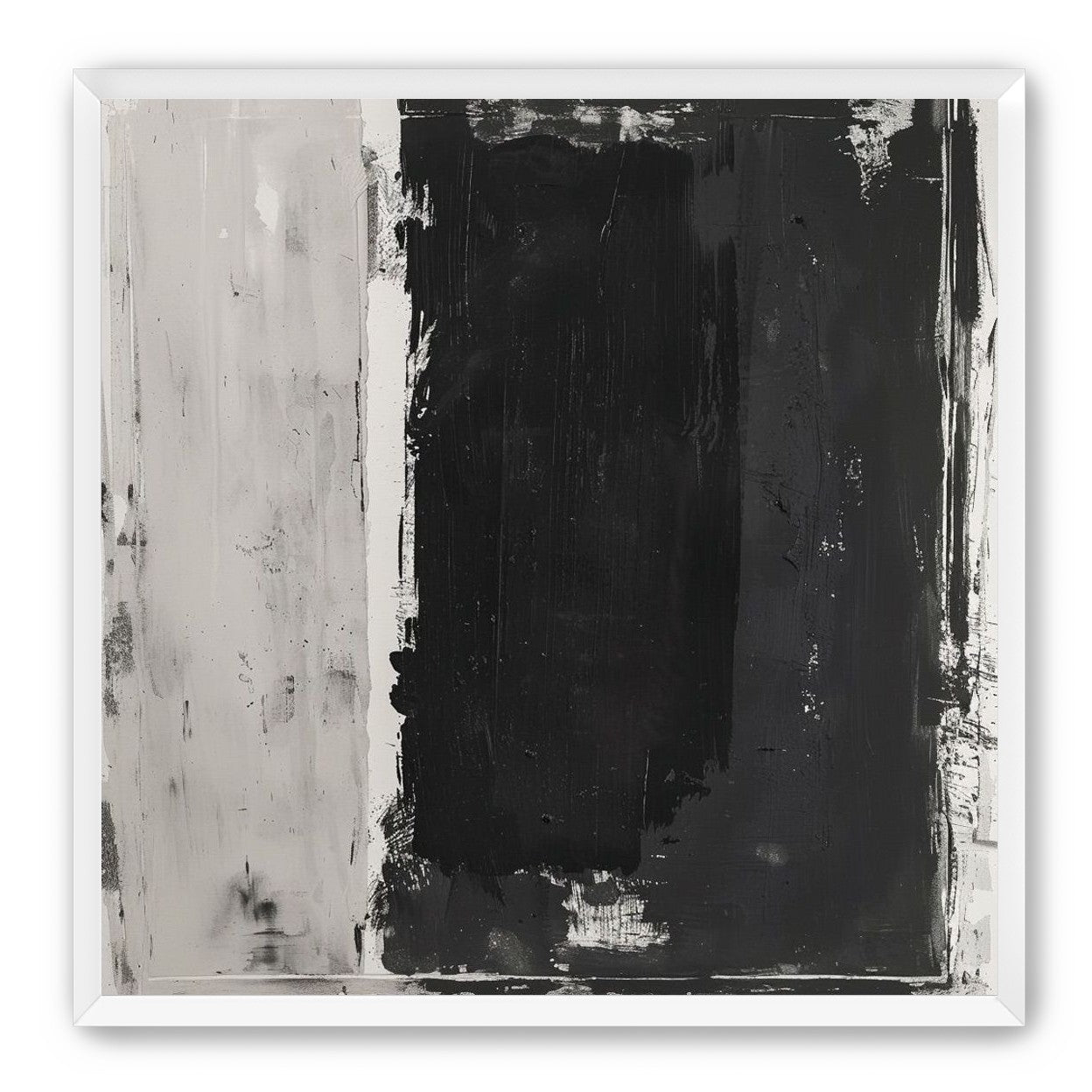 Black weight on gray ground