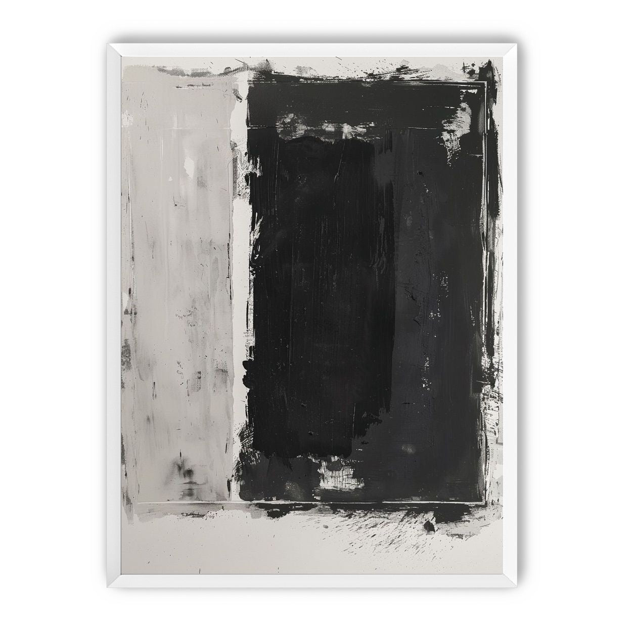 Black weight on gray ground