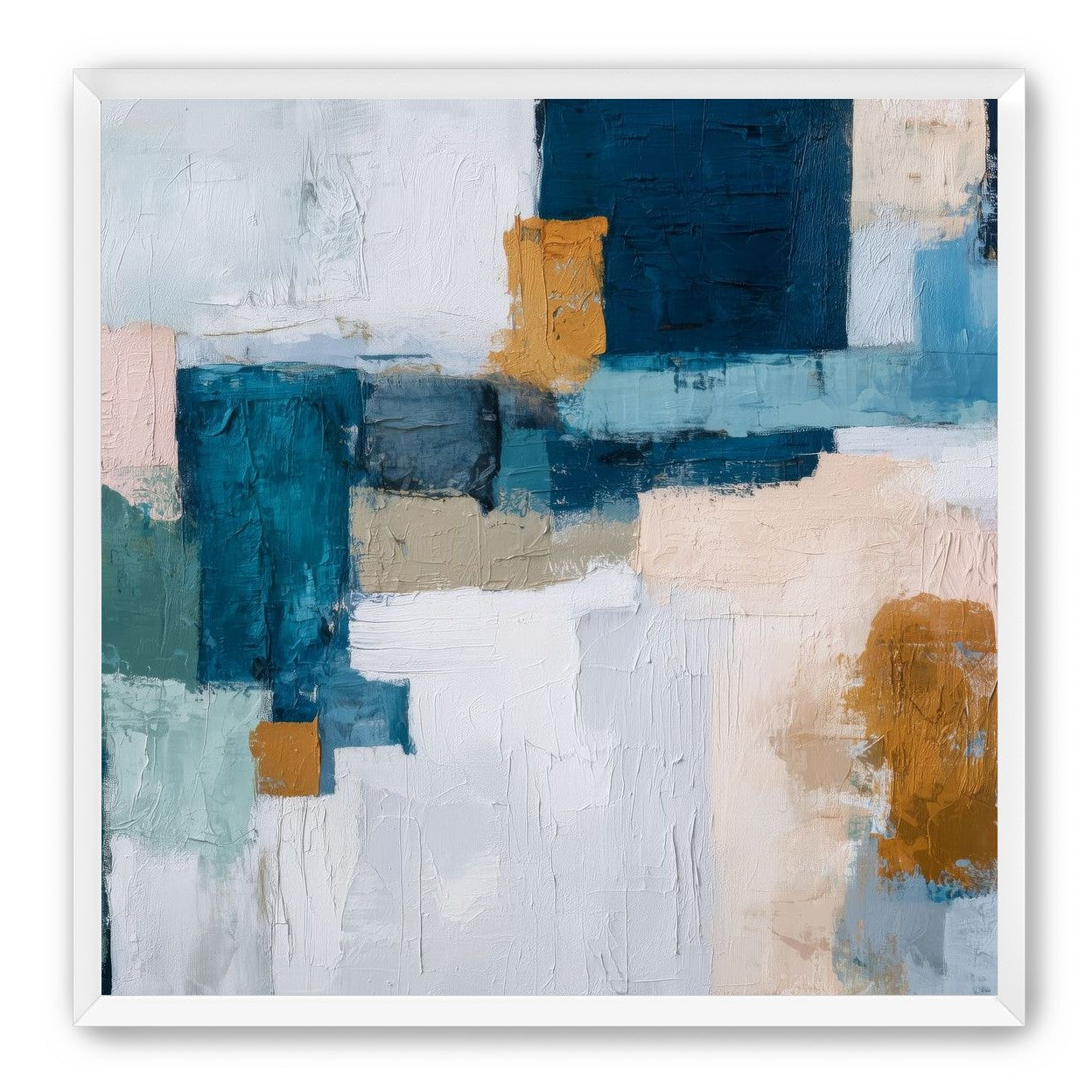 Offset Blocks Across White