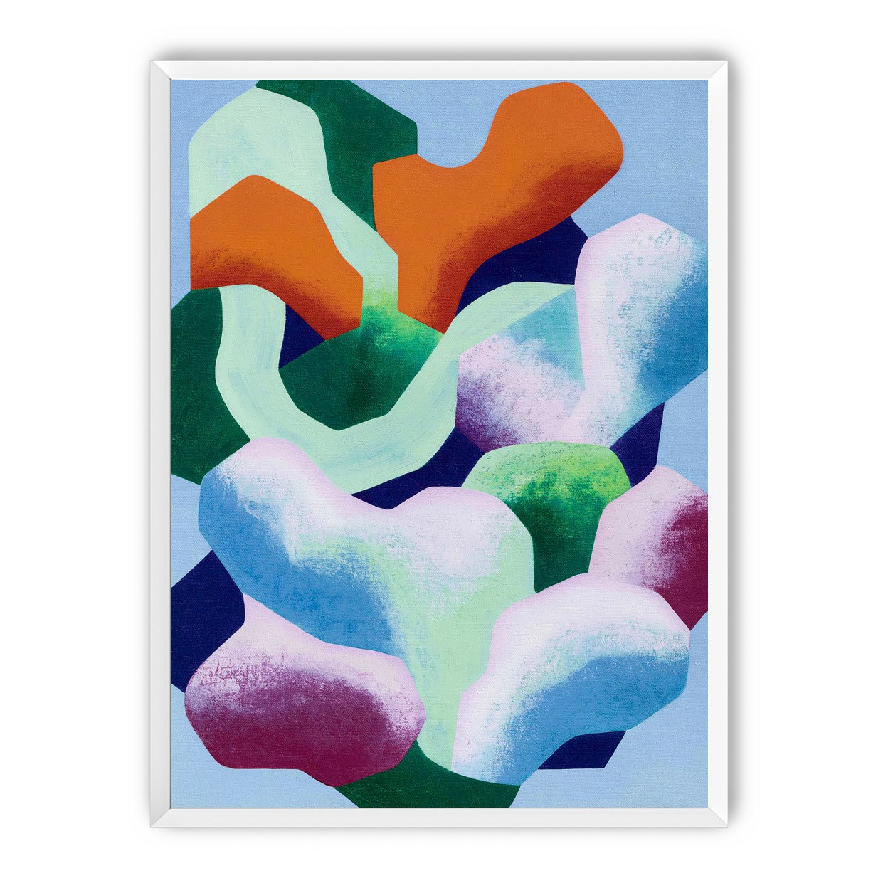 Soft edged color blocks