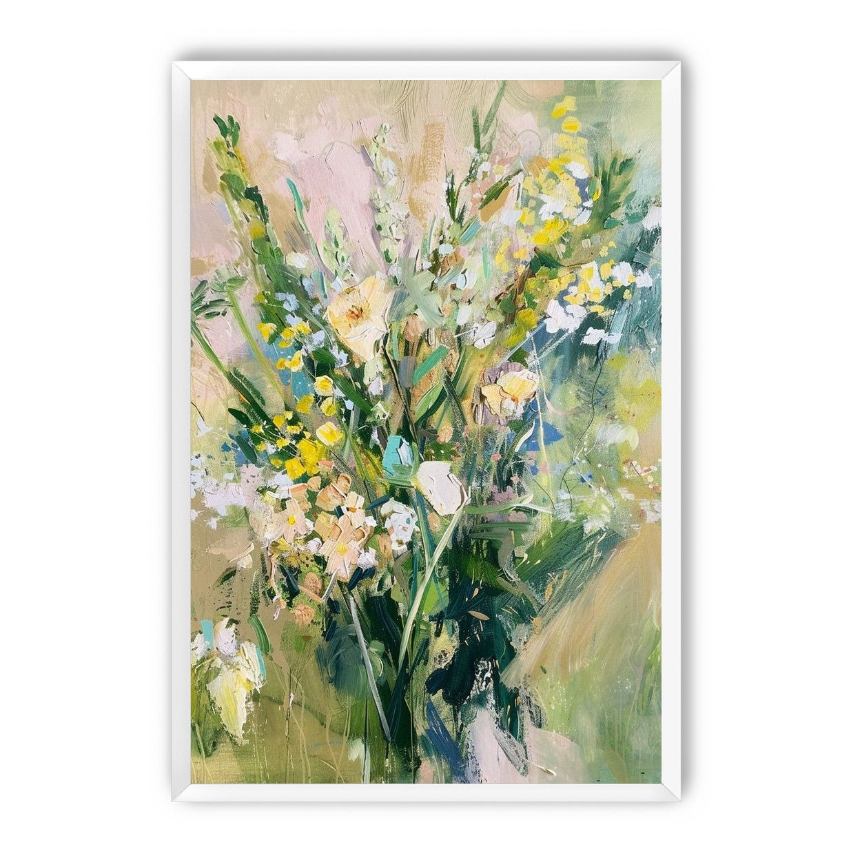 Wildflowers leaning into light