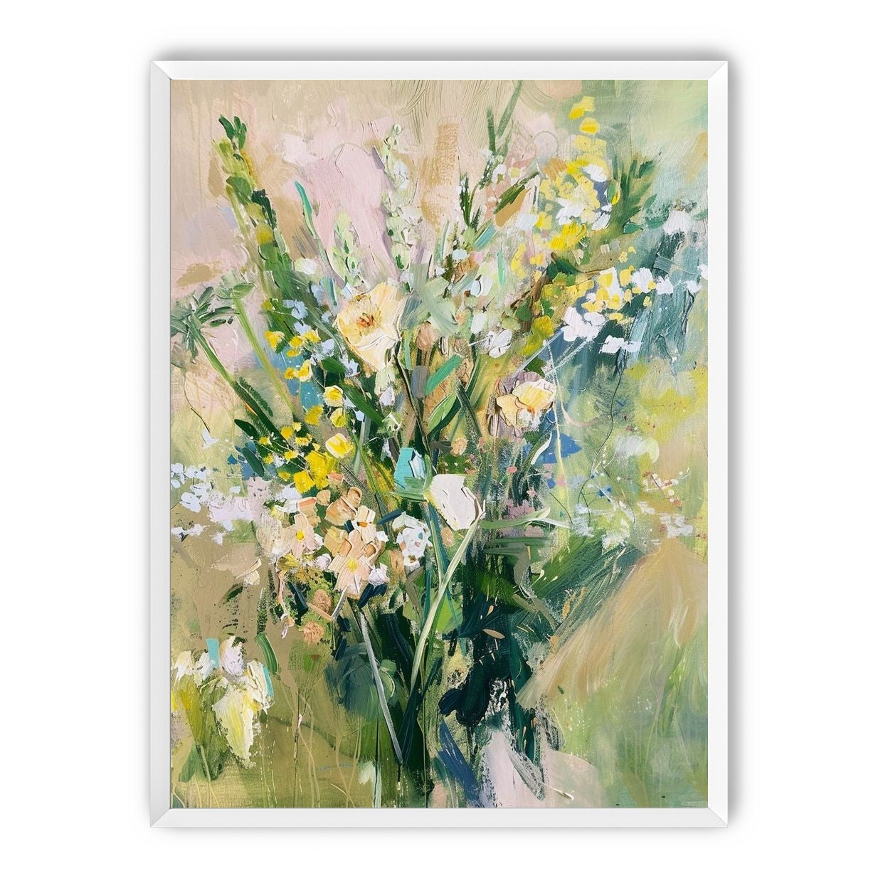 Wildflowers leaning into light