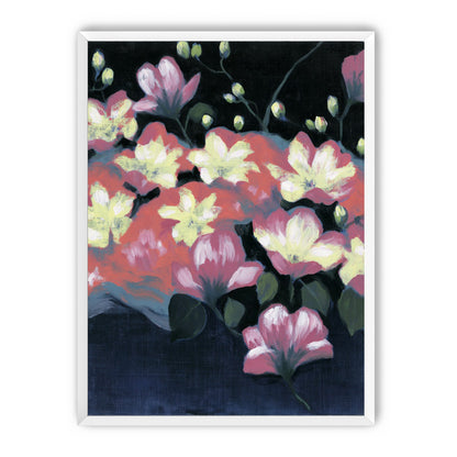 Flowers waking in the dark