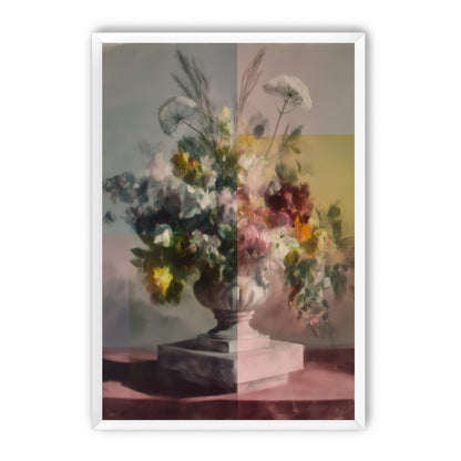 Bouquet in divided light